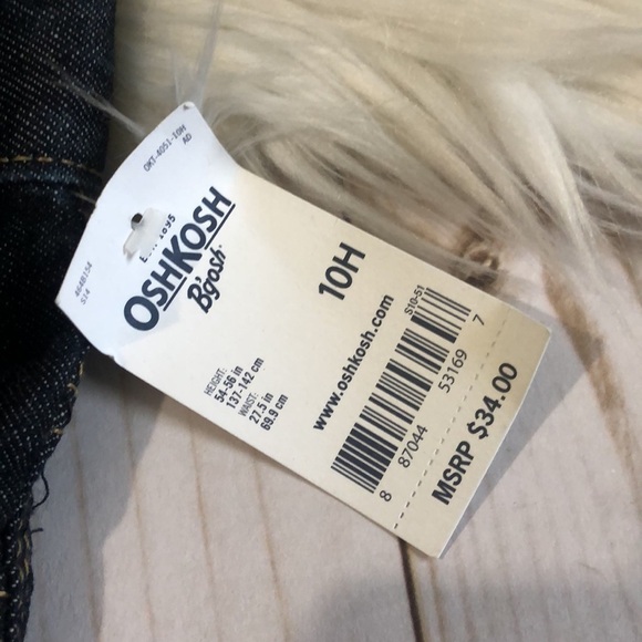 OshKosh B’gosh jeans 10 husky NWT - Picture 4 of 7